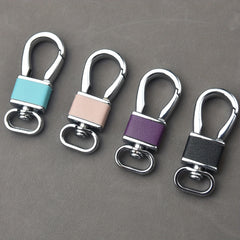 4pcs Metal Carabiner Keychain Portable Key Holder for Camping Hiking