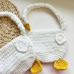 Goose Knitted Handbag Tote Bag Shoulder Bag