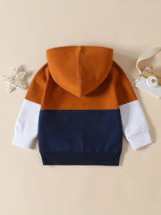 Boys Casual Hooded Sweatshirt Long Sleeve Pullover Top