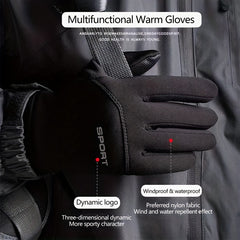 Outdoor Non-slip Touch Screen Warm Gloves for Cycling and Skiing