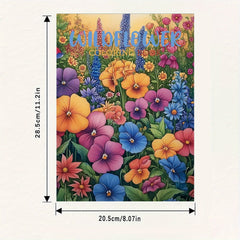 Flower and Plant Coloring Book for Adults