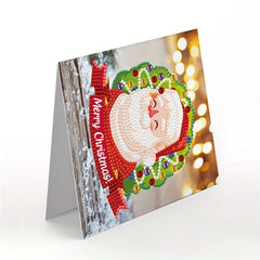 12pcs DIY Christmas Cards Diamonds Drawing Kit for Kids