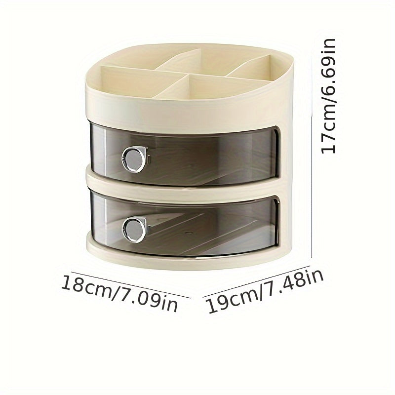 Desktop Storage Box Makeup Storage Container Clear 1pc