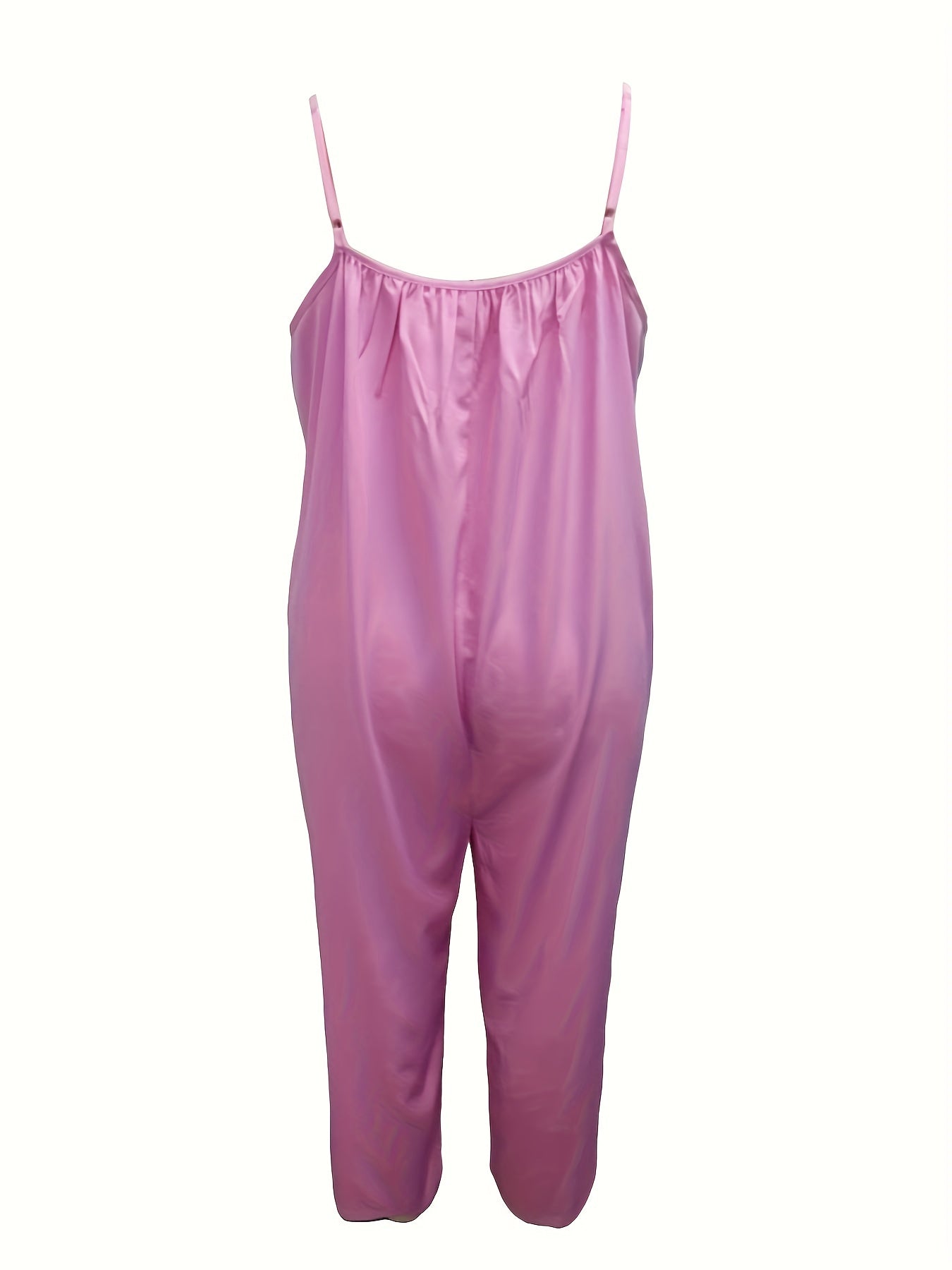 Casual Jumpsuit Solid Wide Leg Jumpsuit Pockets