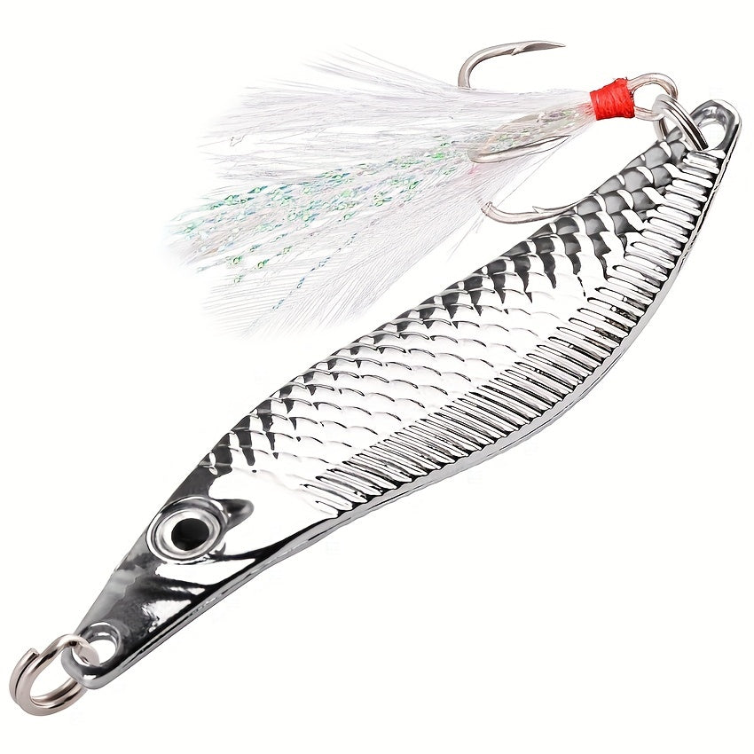 Metal VIB Leech Spinners Spoon Lures for Big Fish