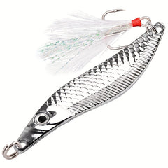 Metal VIB Leech Spinners Spoon Lures for Big Fish