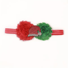 Christmas Floral Baby Headband For 0-2 Year Olds