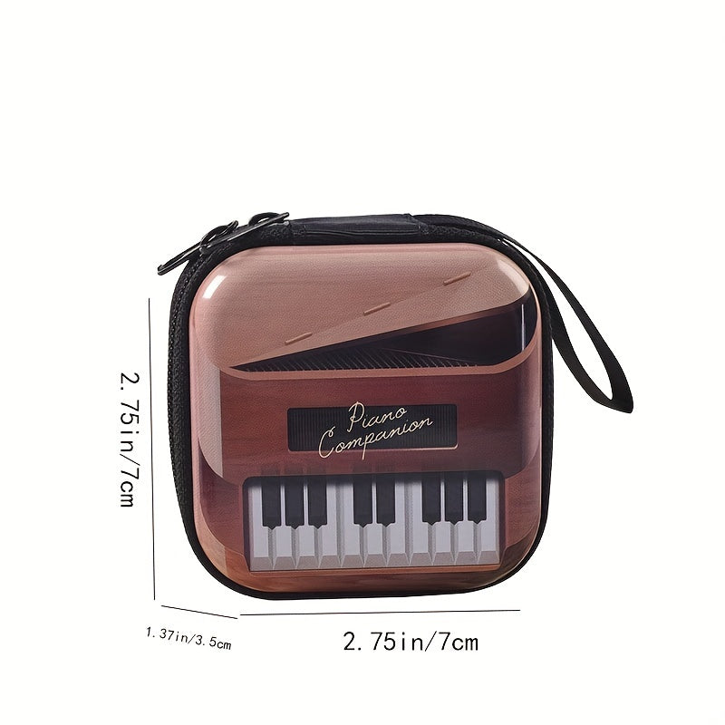 Kids Camera Print Coin Bag Zipper Wallet Earphone Cable Storage Box For Girls