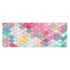 Mermaid Scales Shower Curtain Purple Fish Scales Glare Ocean Sea
