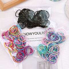 100pcs Baby Girls Hair Tie Ponytail Holders Hair Accessories
