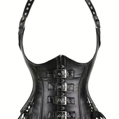Halter Shapewear Bustiers Gothic Corset Top