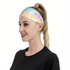 Rainbow Colorful Headband for Sport & Casual Outfits