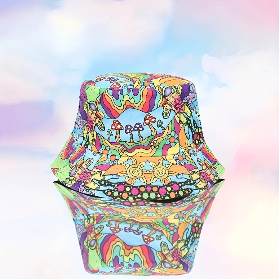 Ethnic Style Retro Casual Sunshade Bucket Hat