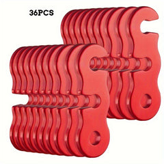 Aluminum Alloy Tent Canopy Pull Rope Buckle Three eye Open Rope Buckle