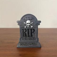 Mini Halloween Resin Tombstone Decoration
