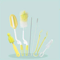 7 Piece Sponge Brush Set for Bottles Glasses Cups & Pacifiers