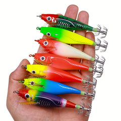 1pc Horizontal Squid Jigs Artificial Squid Hook for Cuttlefish Fishing Tackle