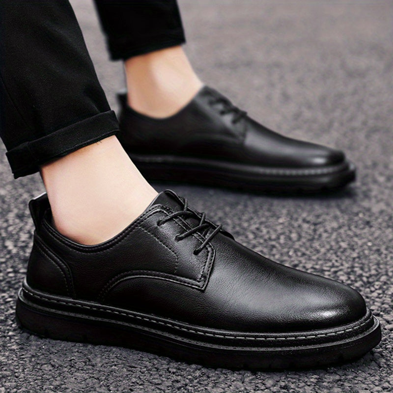 Men's Leather Derby Shoes for Wedding Business
