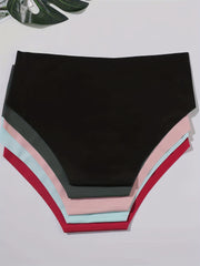 5pcs Seamless Low Waist Panties Women's Lingerie