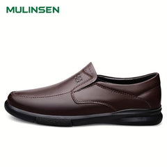 Men's Chinese Characters Embossed Loafer Shoes