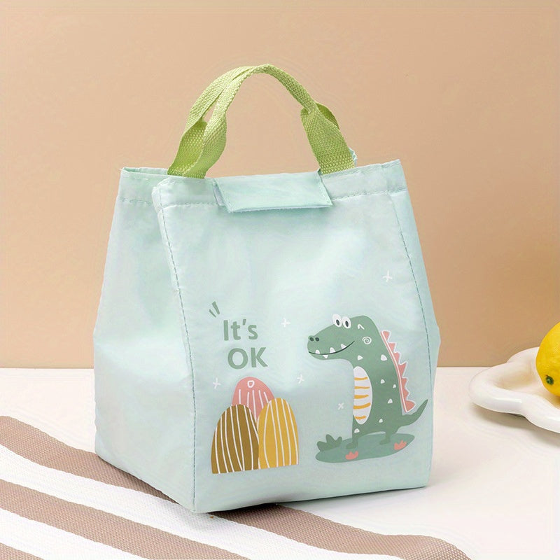 Dinosaur Lunch Bag Waterproof Durable Tote for Work School