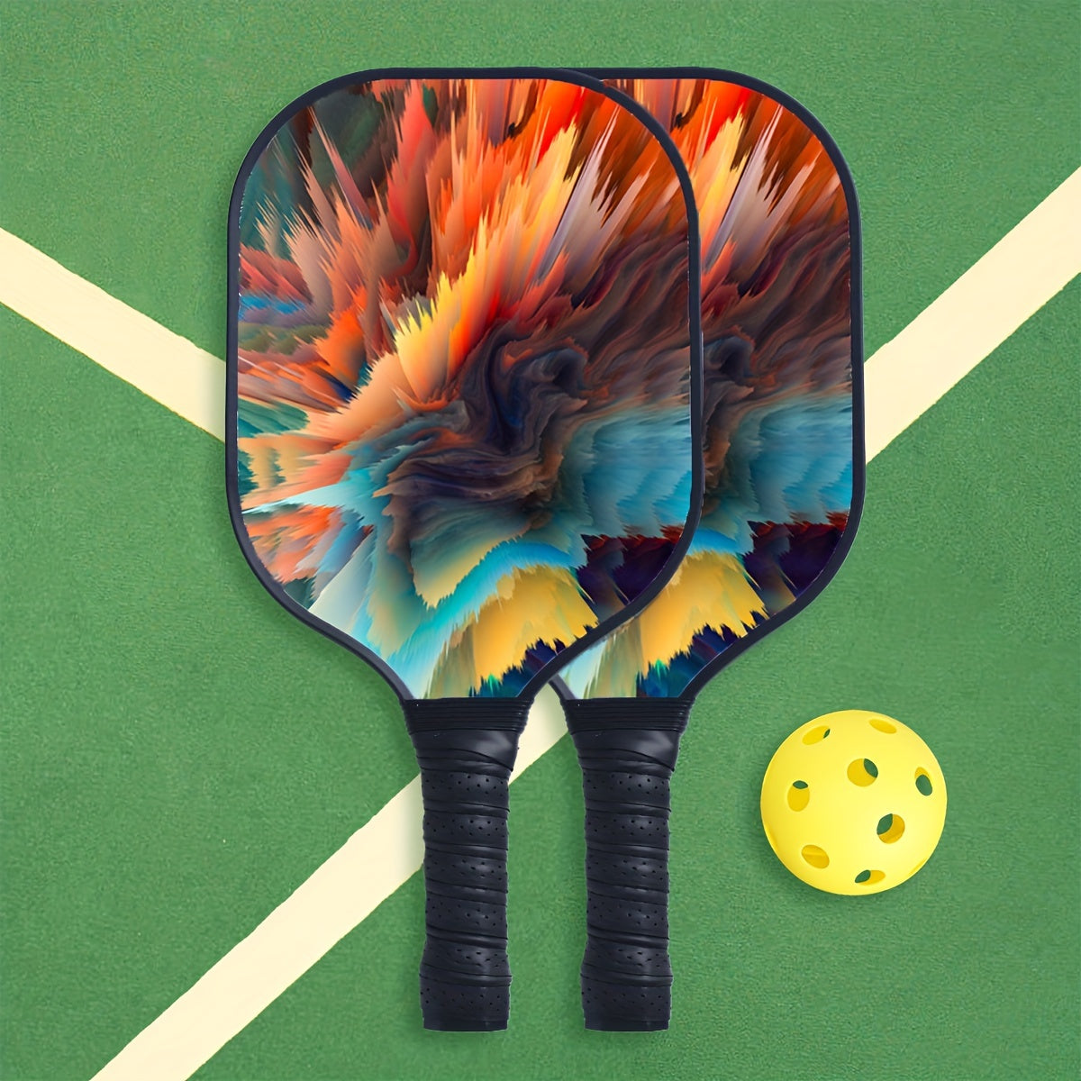 Fiberglass Carbon Fiber Pickleball Paddle Set for Indoor Outdoor