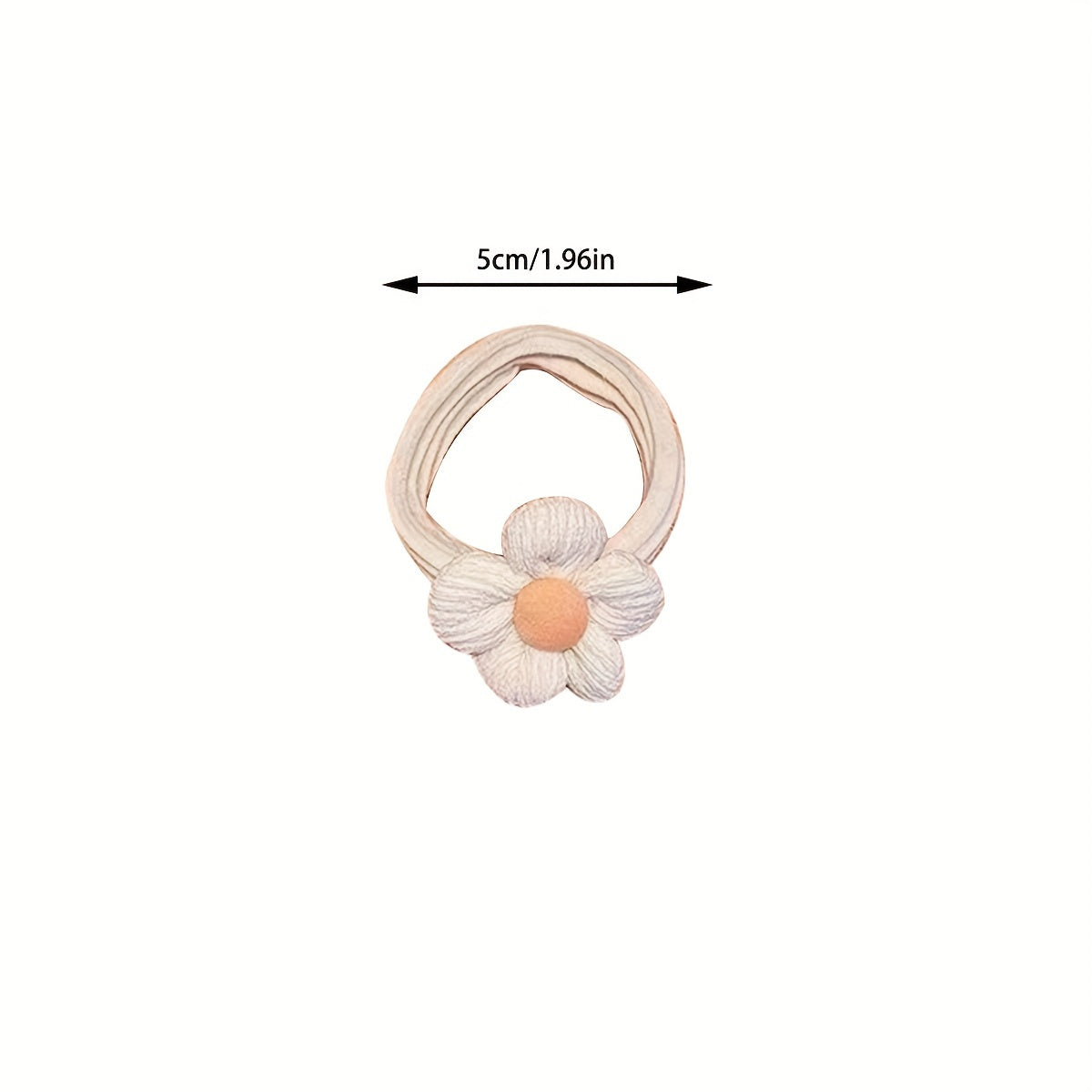 6pcs Flower Bow Hair Ties, Holiday Hair Accessory for Girls
