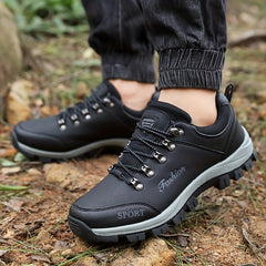 Men's Lace Up Hiking Shoes Breathable Anti-Skid Durable for Camping