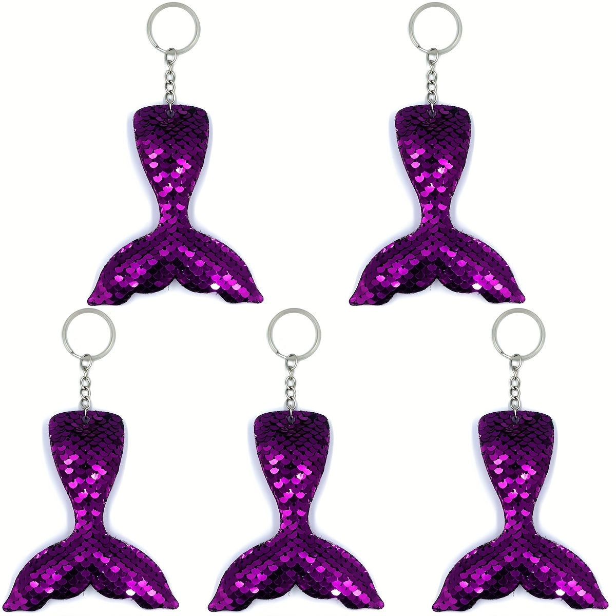 Mermaid Keychain Baby Shower Party Favor Supplies Decoration Keyring Pendant