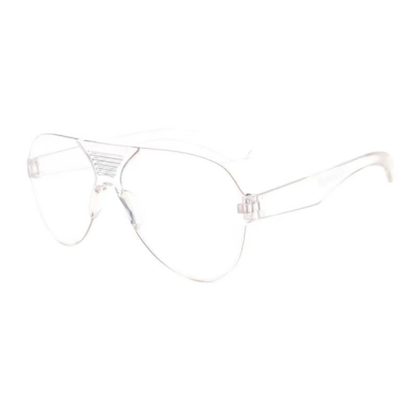 Y2K One Piece Sunglasses Futuristic Mirror Lens Shield Glasses UV400