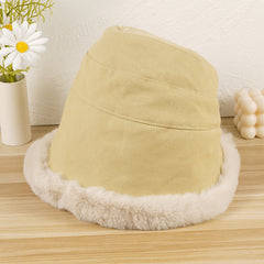Winter Autumn Bucket Hat Female Adult Beanies Skullcap Keep Warm Beanies