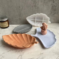 Ginkgo & Maple Leaf Silicone Molds Tray