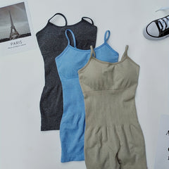 Stretchy Butt Lifting Yoga Rompers Tummy Control JumpSuits