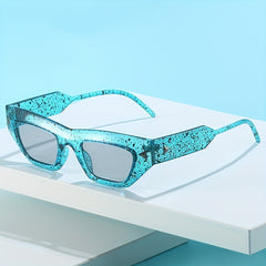 Men's Cat Eye Rivet Sunglasses