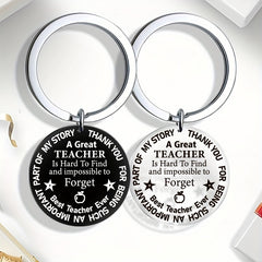 Teacher's Keychain Gift Christmas Birthday Key Rings