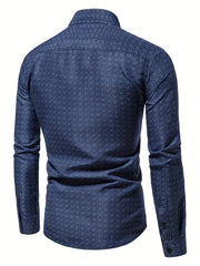 Men s Formal Button Up Shirt for Business Occasion