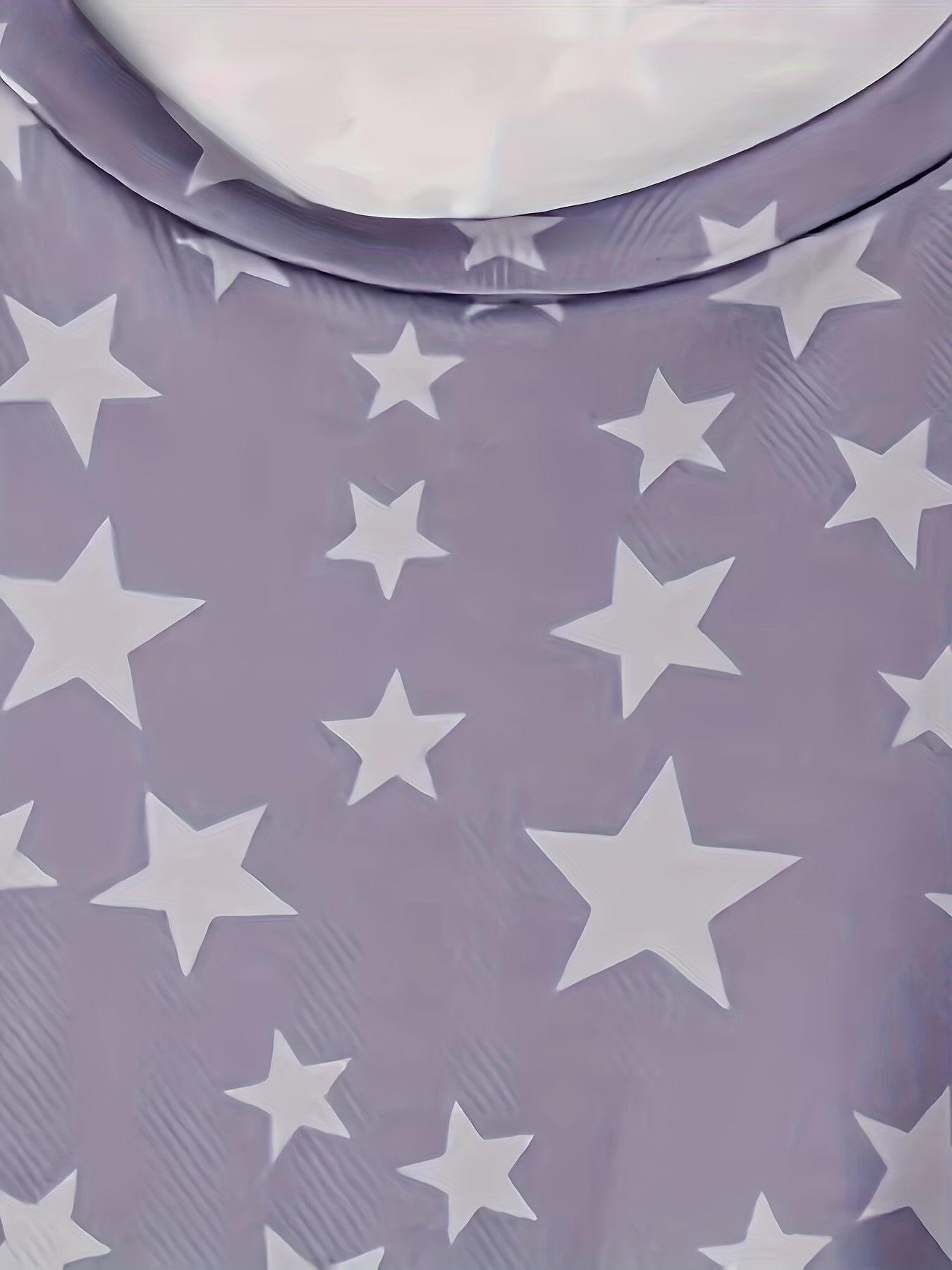 Stars Print Casual Two piece Set Crew Neck Short Sleeve Tee & Drawstring Shorts