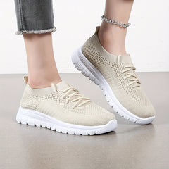 Mesh Non-Slip Sports Sneakers Lightweight Lace-Up Casual Gym Shoes