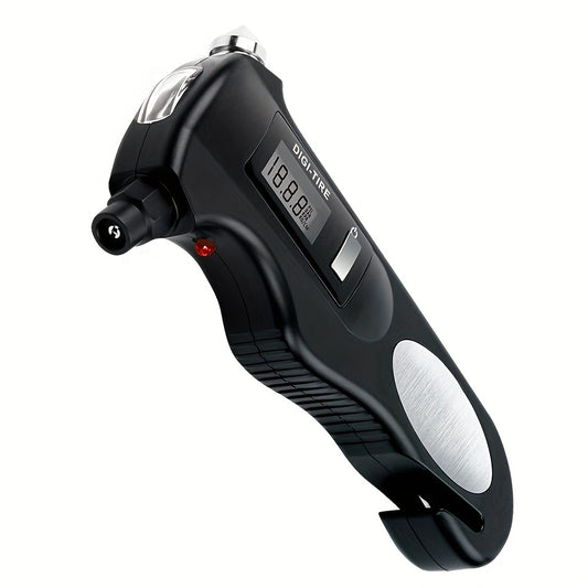 Digital Tire Pressure Gauge 150 PSI 4 Settings Car Truck 5 in 1 Tools