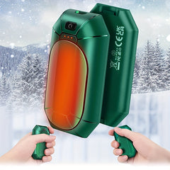 2pcs Rechargeable Hand Warmers USB 3-Level Temperature Adjustment Winter Gift