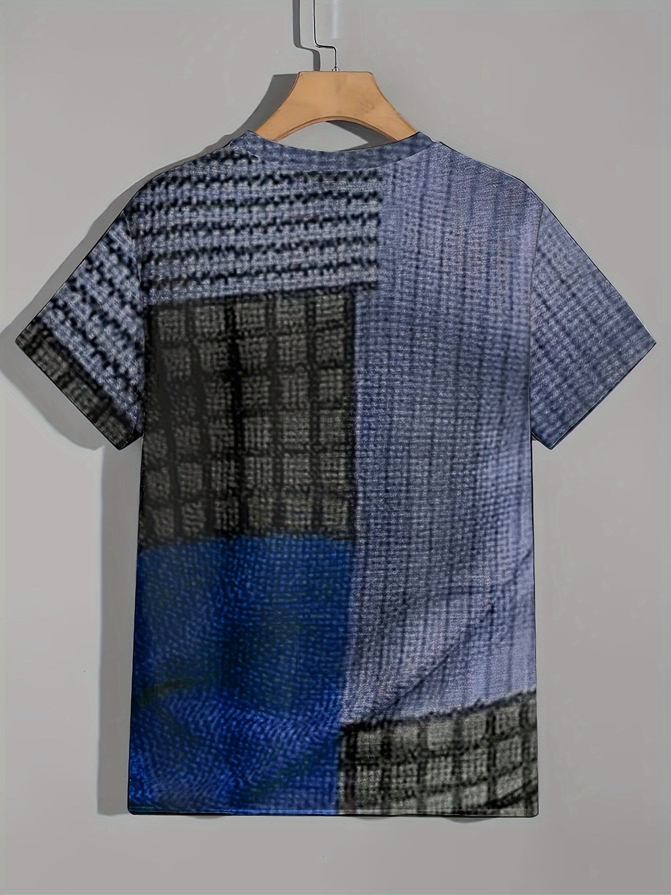 Vintage Style Printed T shirt Men's Casual Street Style Tee Shirt