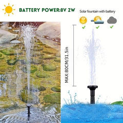 Solar Fountain Water Pond Fish Pond Fountain