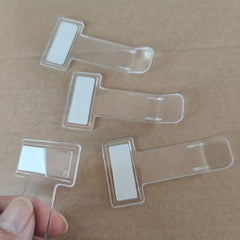 5pcs Car Parking Ticket Clip Auto Fastener Card Bill Holder Mount