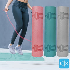Shockproof Skipping Sports Mat Extra Thick High Density Yoga Mat Non Slip