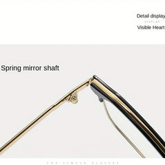Men's Classic Double Beam Business Glasses
