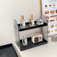 Glacier Pattern Storage Rack Double layer Aromatherapy Perfume Cosmetics Display