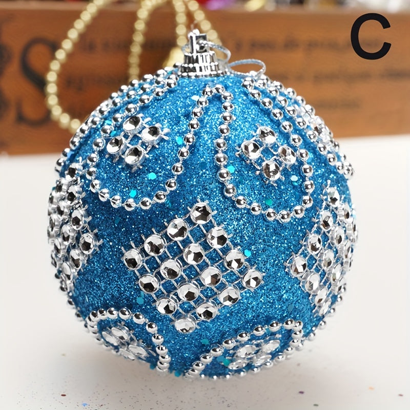 Christmas Diamond Bead Chain & High-end Foam Ball Decoration