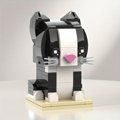 136pcs Kitten Building Blocks - Animal Series - Kids' Toys and Christmas Present