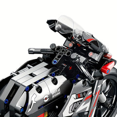 500 PCS Science & Tech Building Blocks Motorcycle Assembly Toy