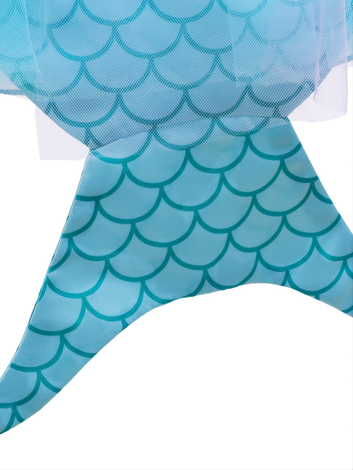Girls Mermaid Princess Dress Fishtail Birthday Gift Costume Party Set